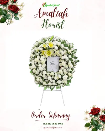 Krans Bunga Duka Cita di Kersamanah