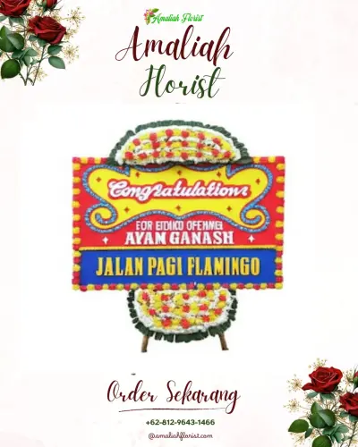 Bunga Papan Congratulation di Kersamanah